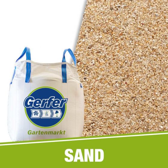 Sand 0/2 mm im BigBag je Tonne inkl. Big Bag, Abfüllung und Lieferung